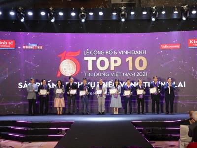 Top 10 startup được vinh danh Triển vọng Tương lai tại Tin Dùng Việt Nam 2021