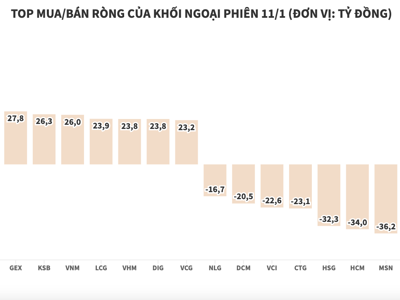 Khối ngoại tăng bán ròng cổ phiếu FLC