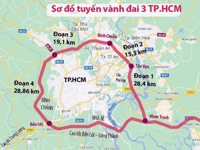 TP.HCM: Đề xuất đấu giá quỹ đất dọc tuyến Vành đai 3