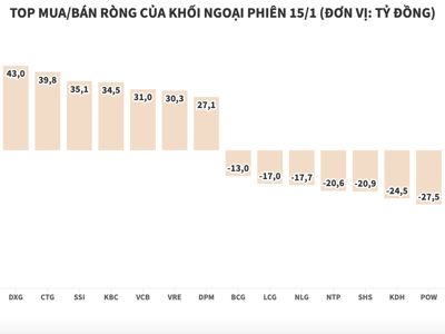 Khối ngoại vẫn tích cực mua ròng gần 180 tỷ đồng trong ngày thị trường đỏ lửa