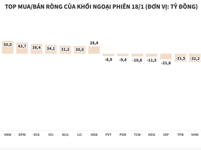 Khối ngoại giải ngân gần 900 tỷ đồng trên HOSE