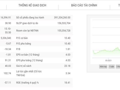 DPM dự chi hơn 391 tỷ tạm ứng cổ tức đợt 1/2021