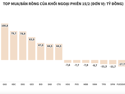 Khối ngoại mua ròng đột biến, rải tiền ở nhiều nhóm ngành