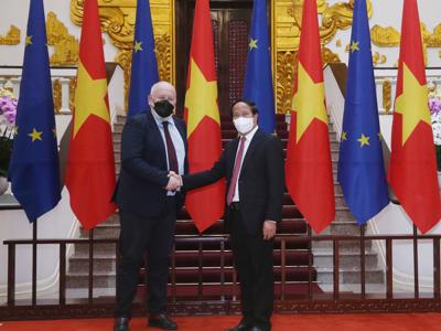 Phó Thủ tướng Lê Văn Thành đề nghị EU sớm gỡ bỏ thẻ vàng IUU với Việt Nam