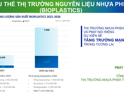 An Phát Holdings bắt nhịp thị trường nguyên liệu nhựa phân hủy sinh học PBAT thế giới