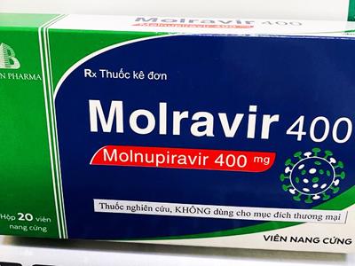 Hà Nội yêu cầu chỉ bán thuốc Molnupiravir cho người có đơn của bác sỹ 