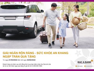 Khách hàng nhận ưu đãi bằng tiền khi vay vốn và tham gia bảo hiểm tại BAC A BANK