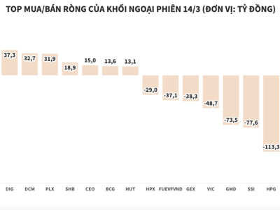 Xả nhiều blue-chips, khối ngoại bán ròng hơn 702 tỷ đồng toàn thị trường