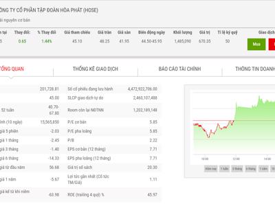 Tập đoàn Hoà Phát lý giải việc không mua cổ phiếu quỹ thời điểm này
