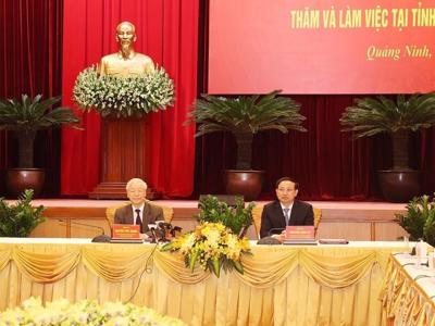 Tổng Bí thư Nguyễn Phú Trọng: Đưa Quảng Ninh trở thành một tỉnh tiêu biểu của cả nước về các mặt
