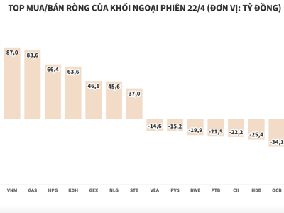 Khối ngoại tiếp tục giải ngân ròng 920 tỷ đồng