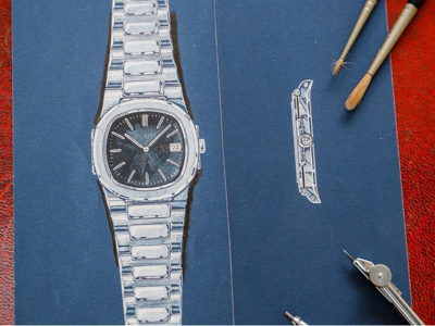 Bản phác thảo gốc của mẫu đồng hồ Patek Philippe Nautilus được đấu giá hơn 700.000 USD