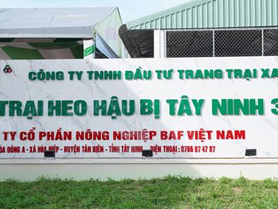 BaF Việt Nam khánh thành trang trại nuôi heo tại Tây Ninh