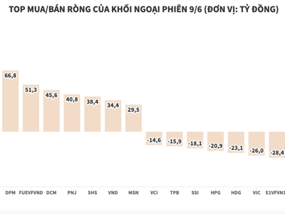 Khối ngoại tiếp tục giải ngân ròng hơn 291 tỷ đồng