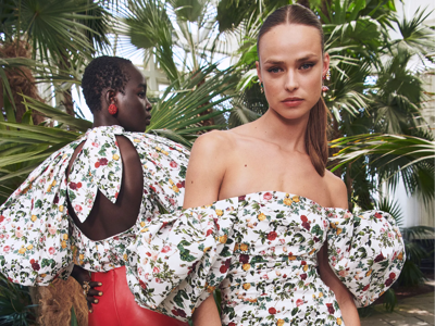 BST Oscar de la Renta Resort 2023: khu vườn đầy hoa