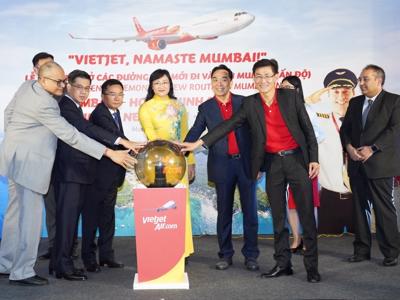 Vietjet mở đường bay Tp.HCM/Hà Nội - Mumbai cùng các đường bay giữa Việt Nam - Ấn Độ