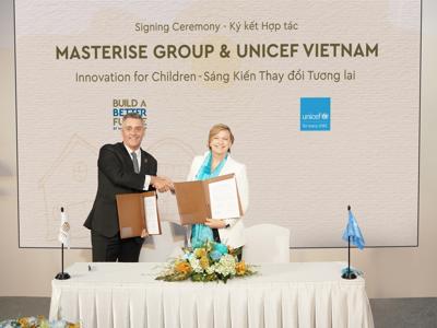 "Sáng kiến thay đổi tương lai" cho 34.700 trẻ em Việt Nam của Masterise Group và UNICEF