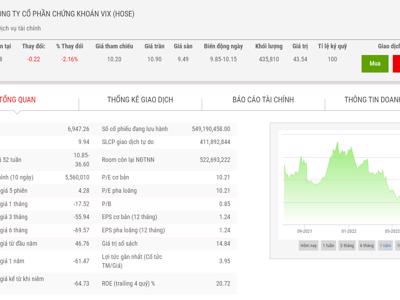 CEO Gelex muốn mua thêm 1 triệu cổ phiếu Chứng khoán VIX