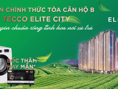 Mở bán tòa căn hộ đẹp nhất dự án Tecco Elite City Thái Nguyên