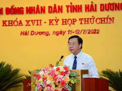 Hải Dương xem xét thông qua nhiều nội dung quan trọng