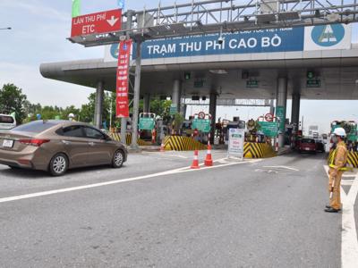 Sau 40 ngày thi công gấp rút, chính thức thu phí không dừng ETC tuyến cao tốc Cầu Giẽ - Ninh Bình