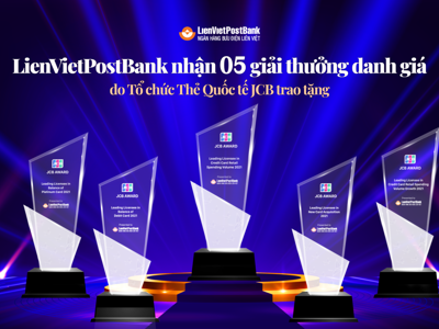 LienVietPostBank được vinh danh 5 hạng mục danh giá của Tổ chức Thẻ quốc tế