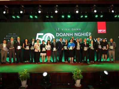 Vinh danh top 50 doanh nghiệp phát triển bền vững 2022