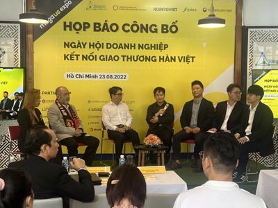 Gần 120 doanh nghiệp Hàn Quốc tham gia Ngày hội kết nối giao thương Hàn Việt tại TP.HCM