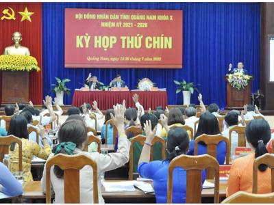 Quảng Nam lấy phiếu tín nhiệm giữa nhiệm kỳ đối với lãnh đạo địa phương chậm giải ngân vốn đầu tư công
