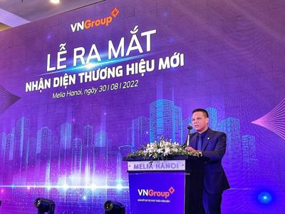 VNGroup ra mắt bộ nhận diện thương hiệu mới.