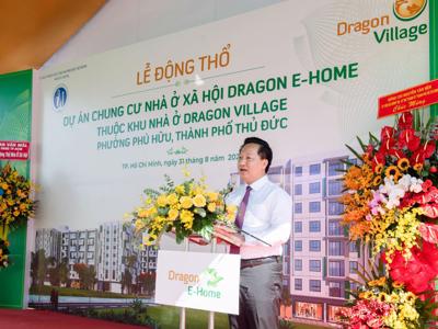 Tp.HCM động thổ dự án chung cư Nhà ở xã hội Dragon E-Home tại thành phố Thủ Đức