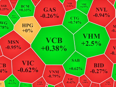 Dòng tiền sụt mạnh, VN-Index suýt đỏ