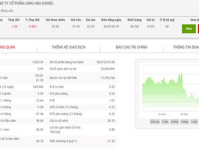 Chậm nộp báo cáo tài chính soát xét bán niên 2022, HoSE đưa cổ phiếu LHG vào diện cảnh báo