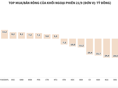 Khối ngoại trở lại bán ròng 130 tỷ đồng, xả nhiều cổ phiếu bất động sản