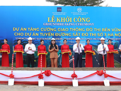 Khởi công dự án tăng cường giao thông đô thị bền vững cho tuyến metro Nhổn - ga Hà Nội gần 55 triệu USD