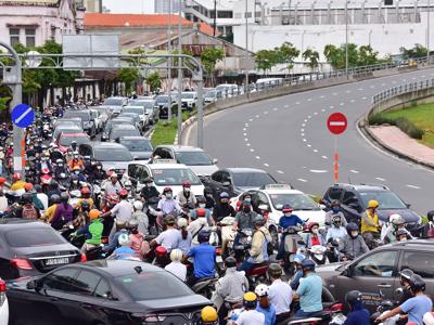 TP.HCM tính phương án thay kết cấu nhịp chính cầu vượt Nguyễn Hữu Cảnh sau sự cố đứt cáp ngầm