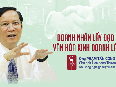 Doanh nhân lấy đạo đức, văn hóa kinh doanh làm gốc 
