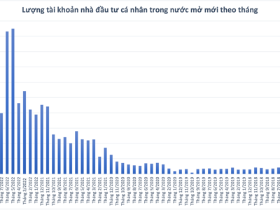 Chứng khoán ngày càng khó, số tài khoản mở mới tiếp tục giảm mạnh trong tháng 9 