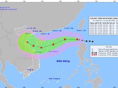 Khẩn trương triển khai các biện pháp sẵn sàng ứng phó với bão số 6