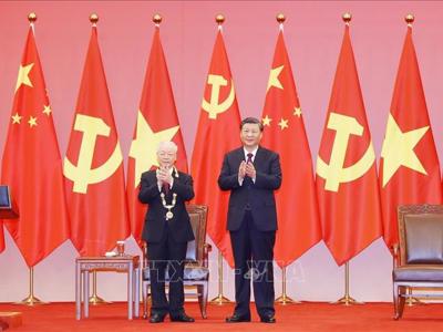 Tổng Bí thư Nguyễn Phú Trọng được trao tặng  Huân chương Hữu nghị Trung Quốc