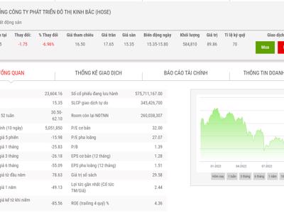 Giá giảm sâu, Quỹ ngoại Dragon Capital tiếp tục bán thêm 6 triệu cổ phiếu KBC