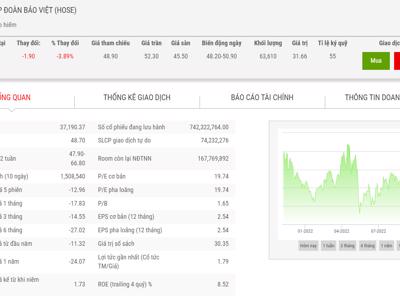 BVH dự chi 2.246 tỷ đồng trả cổ tức bằng tiền