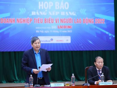Sẽ vinh doanh 63 doanh nghiệp tiêu biểu vì người lao động