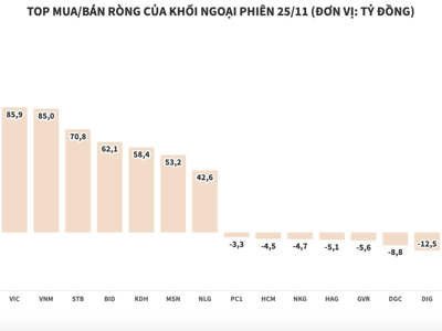 Tung tiền kéo thị trường, khối ngoại mua ròng gần nghìn tỷ