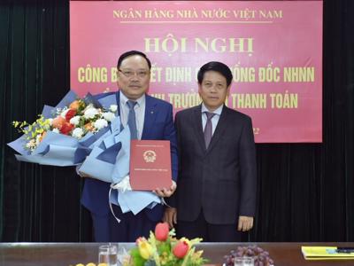Thành viên HĐQT Vietcombank làm Vụ trưởng Vụ Thanh toán Ngân hàng Nhà nước