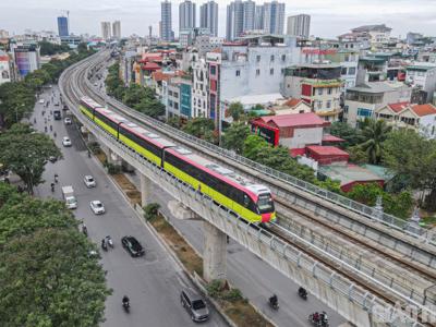 Hiệu suất chạy thử tuyến metro Nhổn-Ga Hà Nội đạt 100% trong ngày đầu tiên