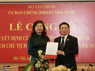 Ủy ban Chứng khoán Nhà nước có Chủ tịch mới