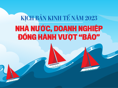 Kịch bản kinh tế năm 2023: Nhà nước, doanh nghiệp đồng hành vượt “bão”