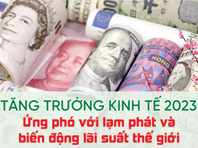 Tăng trưởng kinh tế 2023: Ứng phó với lạm phát và biến động lãi suất thế giới