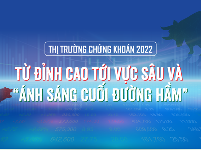 Thị trường chứng khoán 2022: Từ đỉnh cao tới vực sâu và “ánh sáng cuối đường hầm”